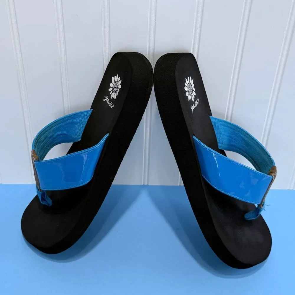 Yellow Box Women’s Black and Blue Sandals Size 7.5 - Picture 11 of 13